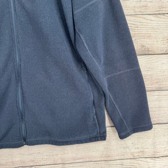 The North Face Full Zip Terry Fleece Jacket Mens XXL Navy Blue - Picture 6 of 13
